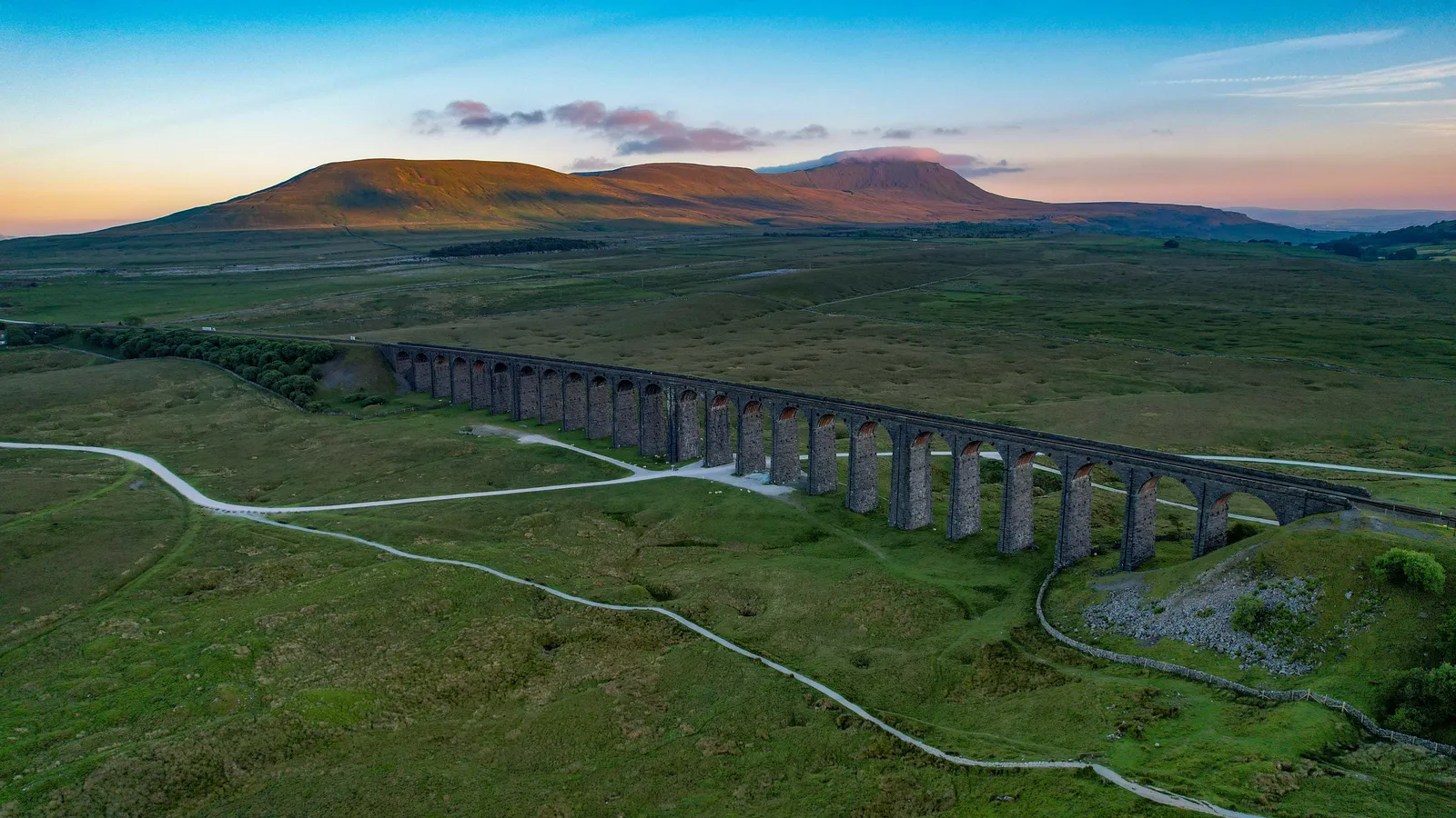 Ribblehead Viaduct in the Yorkshire Dales