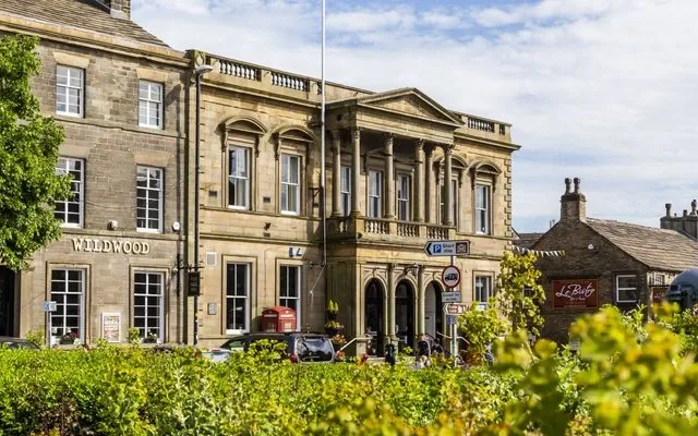 Skipton Town Hall, the meeting point for the tour