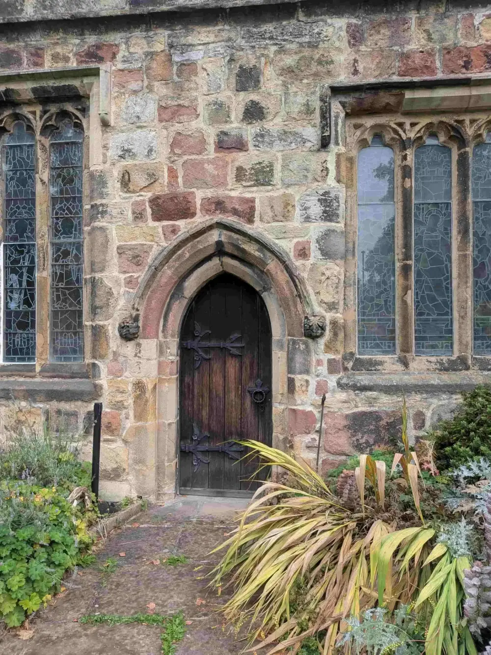 The door of Holy Trinity Church, Skipton