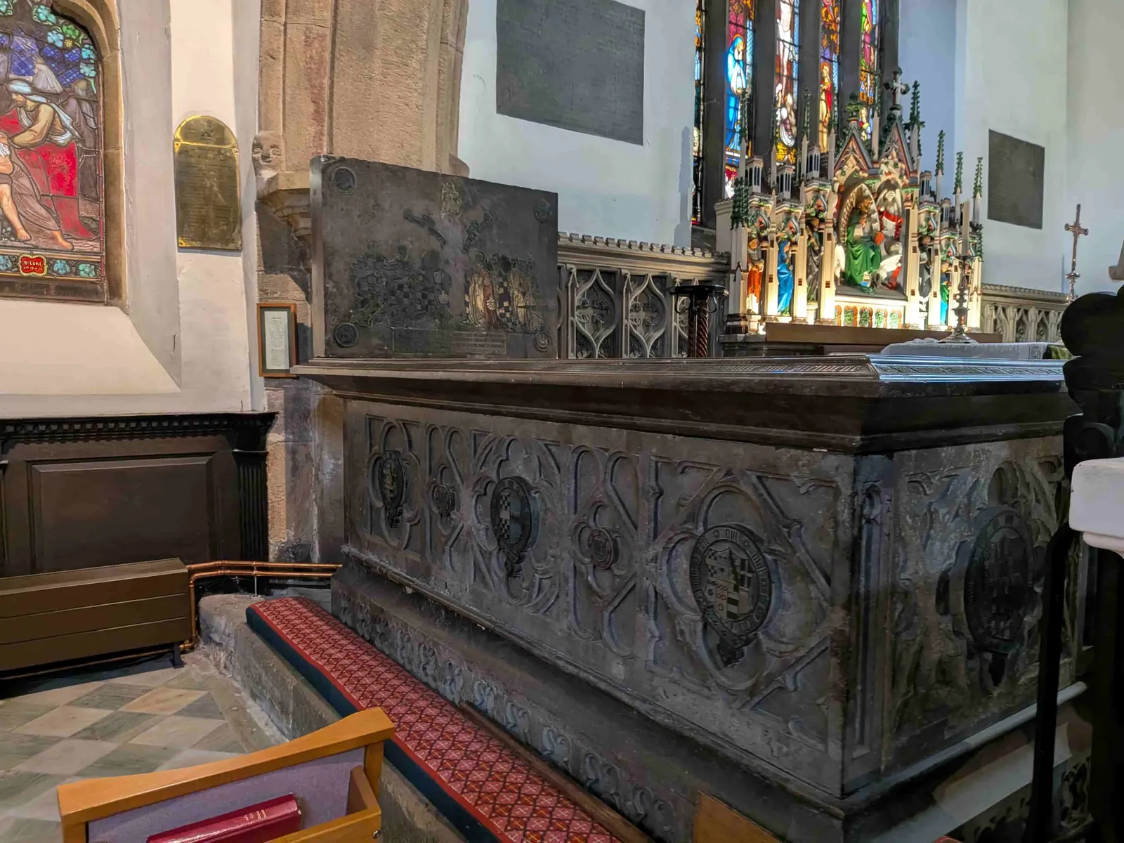 A Clifford family tomb inside Holy Trinity Church